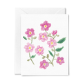 June Paper Market - Purple Floral Greeting Card
