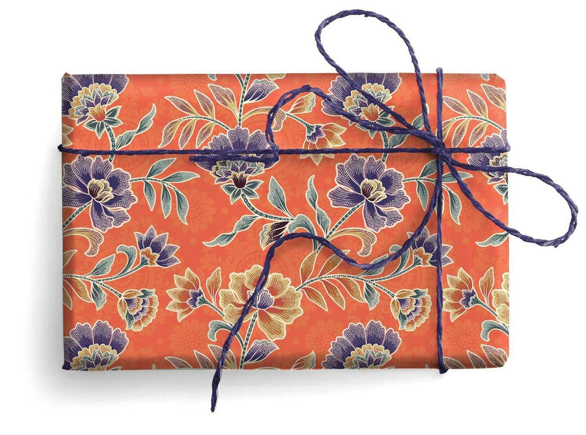 San Lorenzo Design - Florentine  Wrapping Paper, 19.7 x 27.6 in.: Foglie Invernali