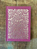 Katharine Watson - Foil Stamped Linen Journal, Blank Burgundy