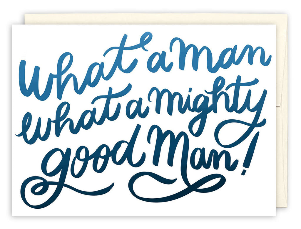 Black Joy Paper - What A Mighty Good Man Birthday Card