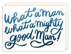 Black Joy Paper - What A Mighty Good Man Birthday Card