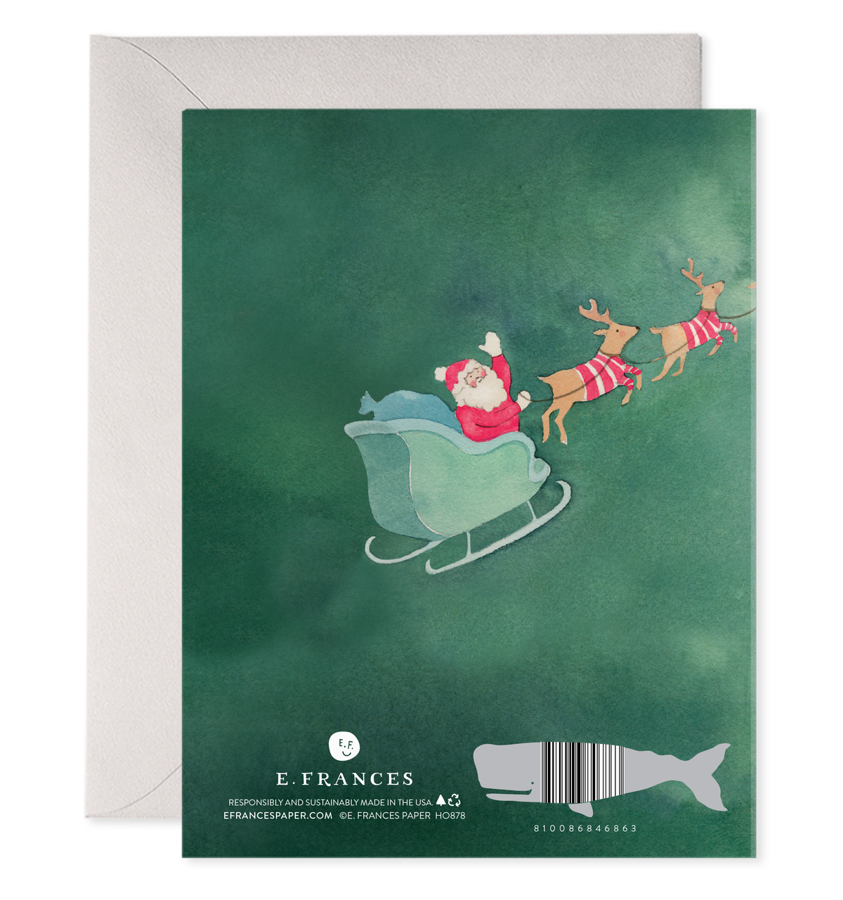 E. Frances Paper - To All A Good Night Christmas Boxed Set of 6 Greeting Cards
