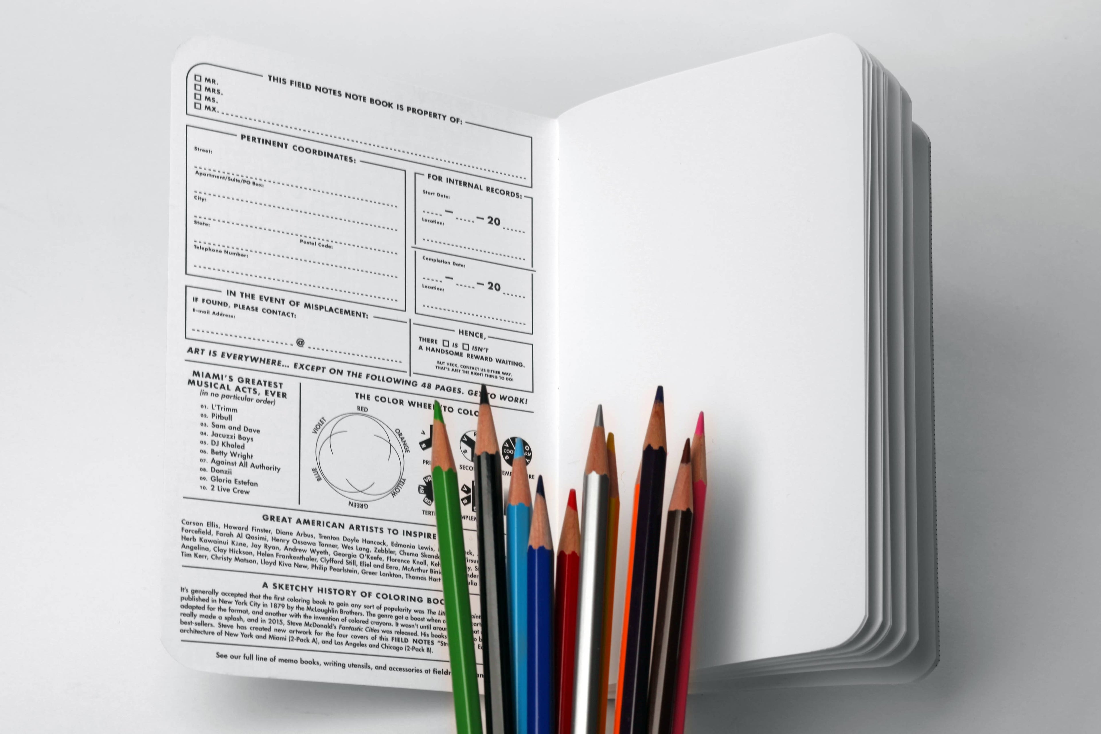 Field Notes - Streetscapes Sketch Book 2-Packs: Pack A: New York + Miami