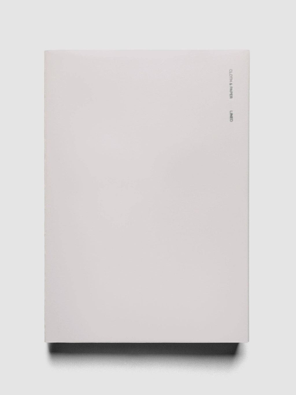Cloth & Paper - Perfect Bound Notebook | A5: Lined | Ash