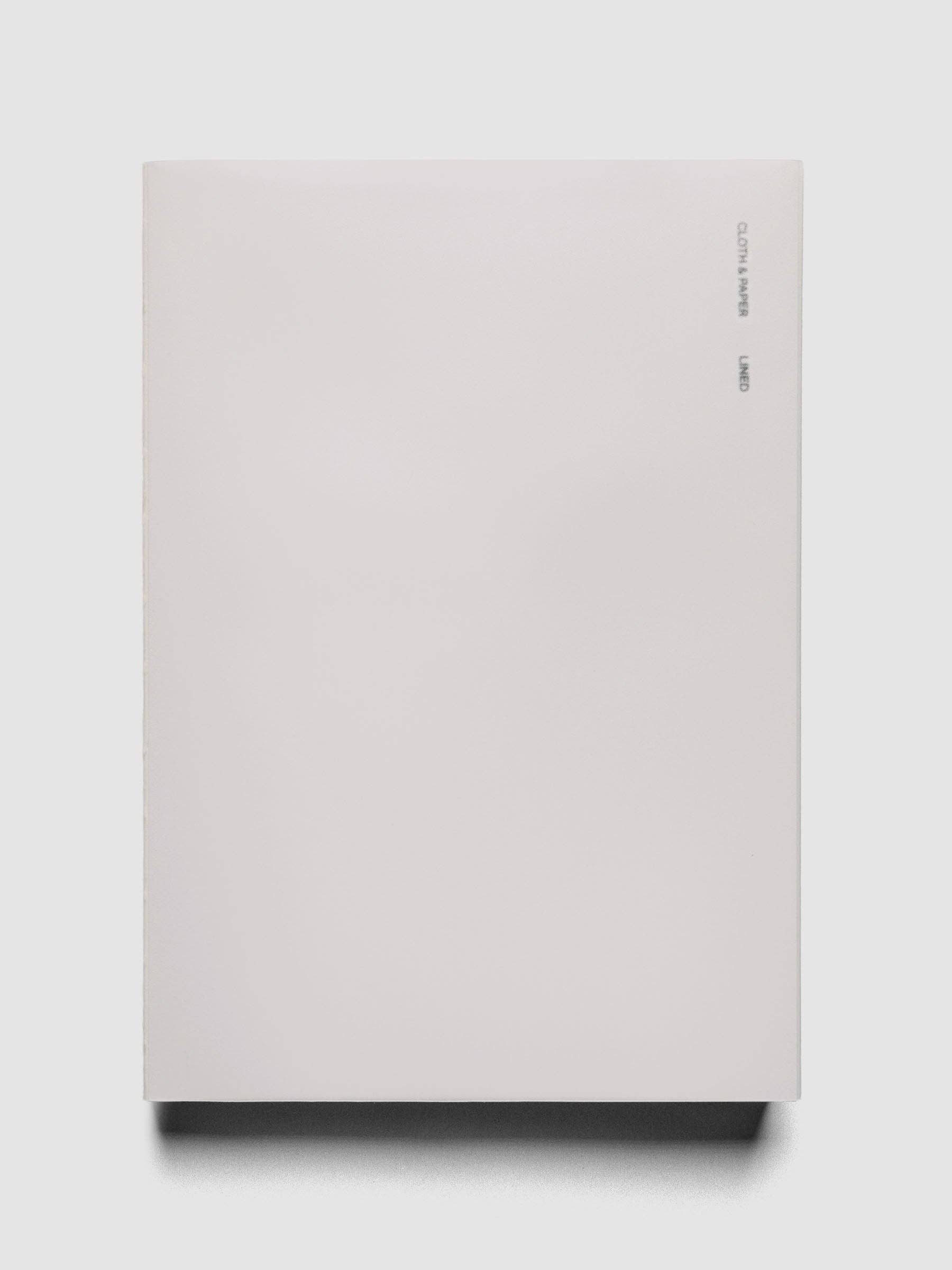 Cloth & Paper - Perfect Bound Notebook | A5: Lined | Ash