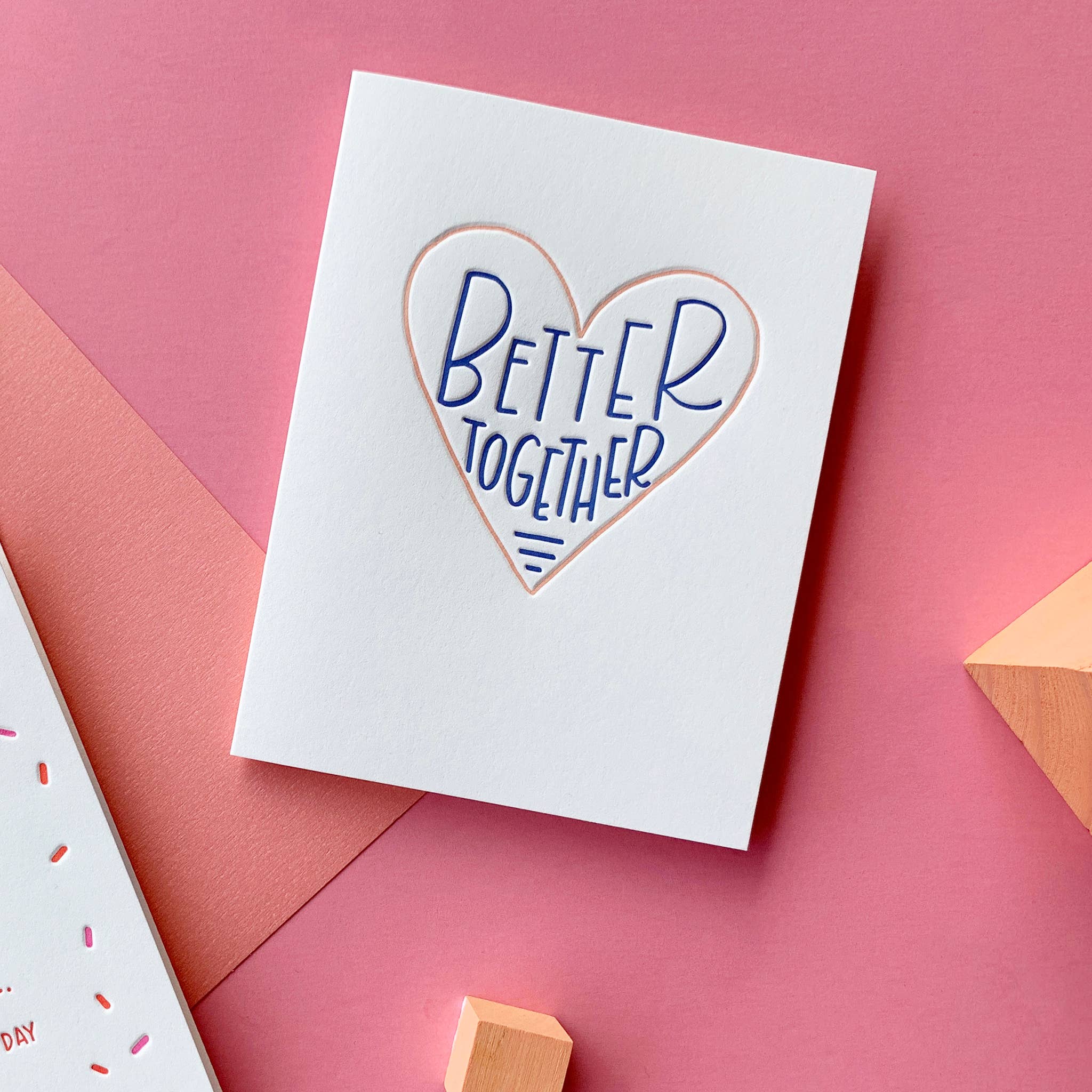 INK MEETS PAPER - Better Together - Love + Anniversary card