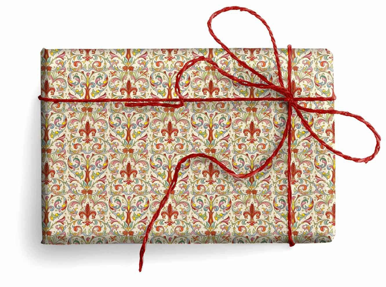 San Lorenzo Design - Florentine  Wrapping Paper, 19.7 x 27.6 in.: Penmanship