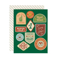 Amy Heitman - Dad Merit Badges Greeting Card