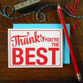 a. favorite design - Thanks You're The Best Sign