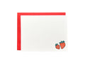 Noteworthy Paper & Press - Strawberries Flat Stationery