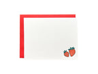 Noteworthy Paper & Press - Strawberries Flat Stationery