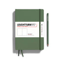 LEUCHTTURM1917 - Notebooks - Medium (A5): Olive / Hardcover / Plain