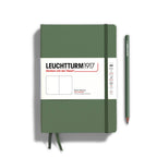 LEUCHTTURM1917 - Notebooks - Medium (A5): Olive / Hardcover / Plain