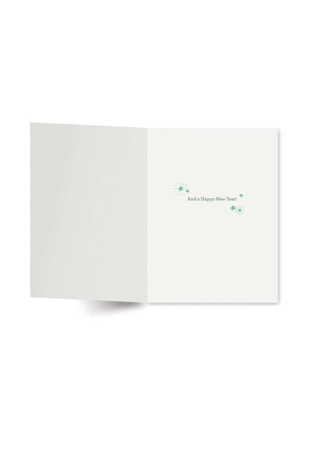 Girl of All Work - Meowy Christmas Greeting Card