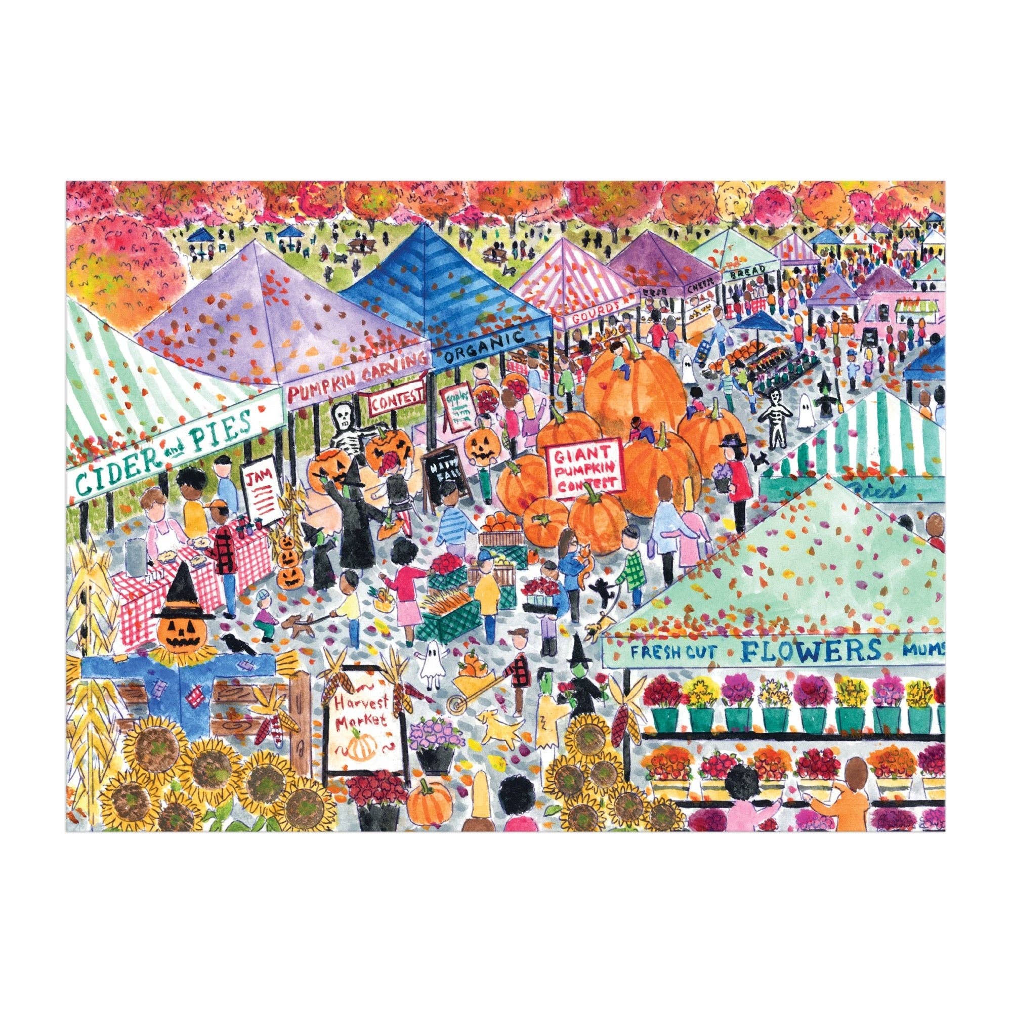Chronicle Books - Michael Storrings Harvest Market 1000 Piece Puzzle