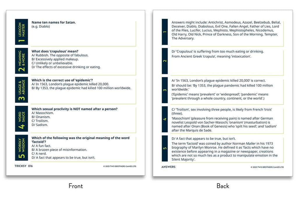 Simon & Schuster - League of the Lexicon by Two Brothers Games