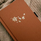 Archer and Olive - A5 Swirling Leaves Dot Grid Notebook