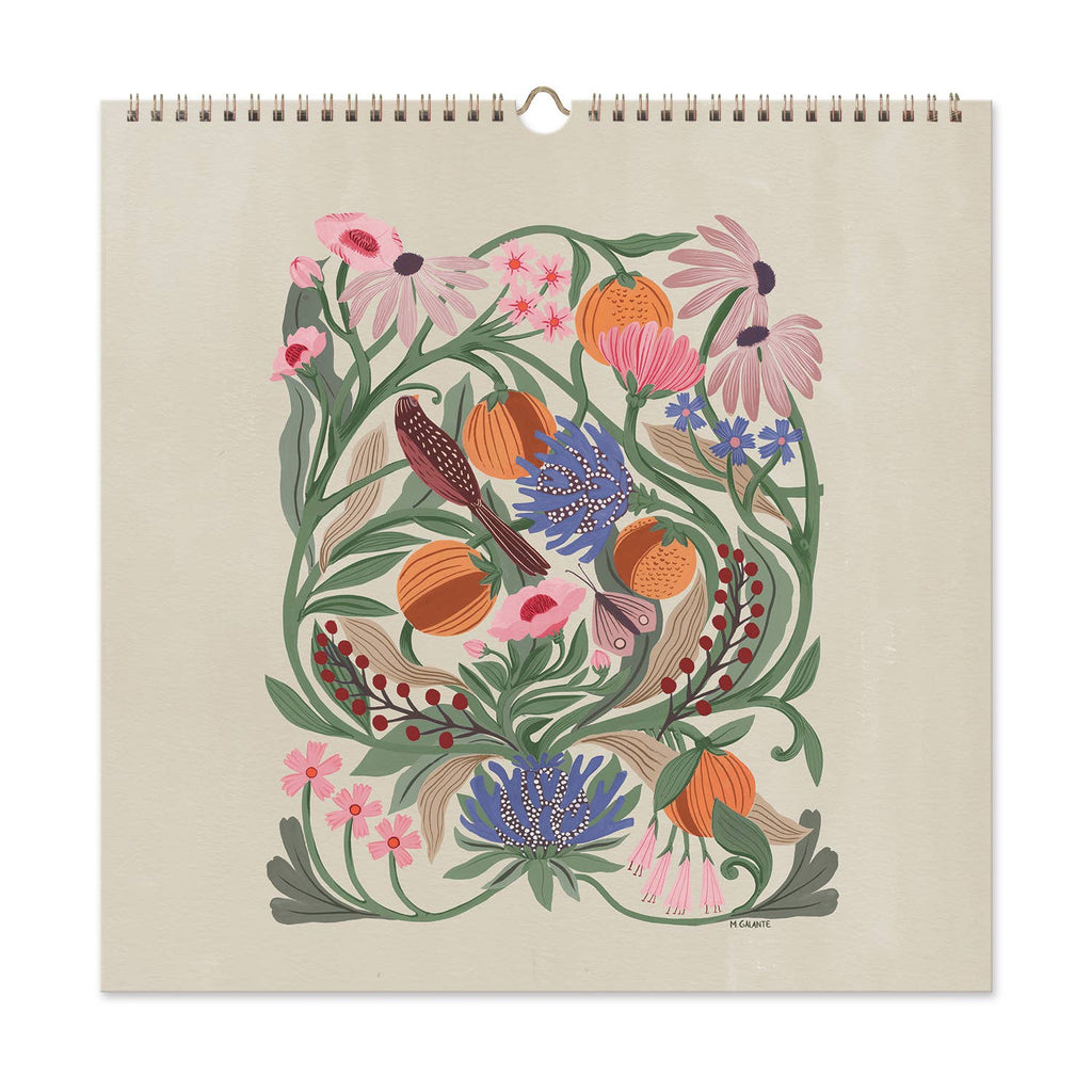 Seedlings - 2026 Seedlings Garden Party 12 Month Classic Grid Calendar