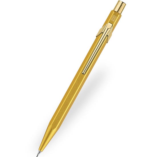 Caran d'Ache 844 Goldbar Mechanical Pencil, 0.7 mm