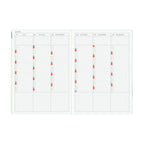Hobonichi, Techo 2026 HON A5, Paper Series, Black Gingham