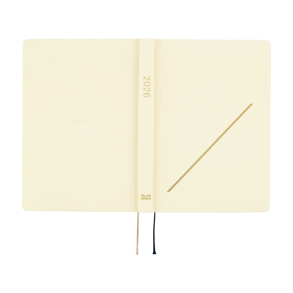 Hobonichi, Techo 2026 HON A5, Slash, Ivory