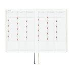 Hobonichi, Techo 2026 HON A5, Slash, Ivory