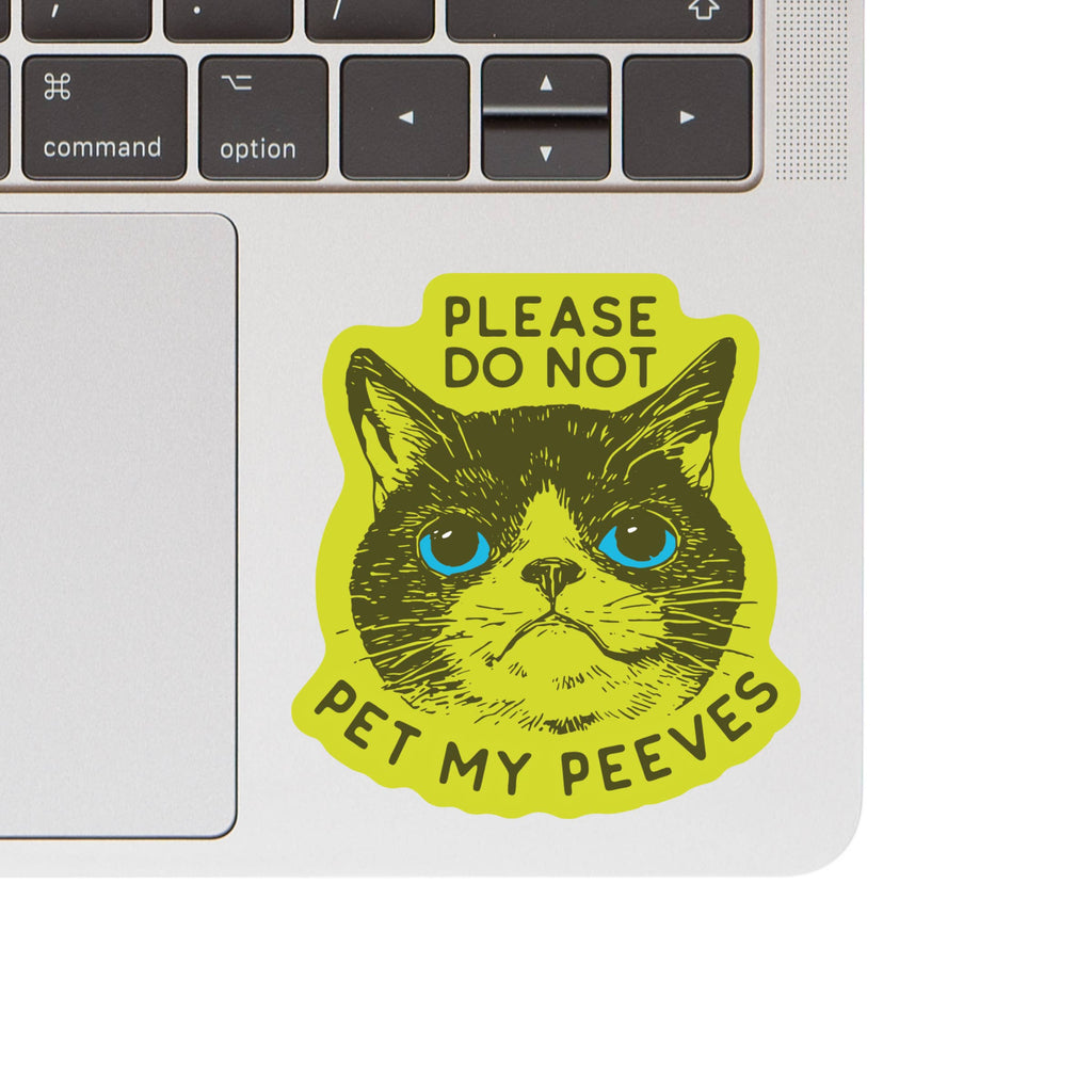 Juju and Moxie - Funny Kitty Cat Goofy Humor High Quality Vinyl Sticker