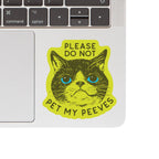 Juju and Moxie - Funny Kitty Cat Goofy Humor High Quality Vinyl Sticker