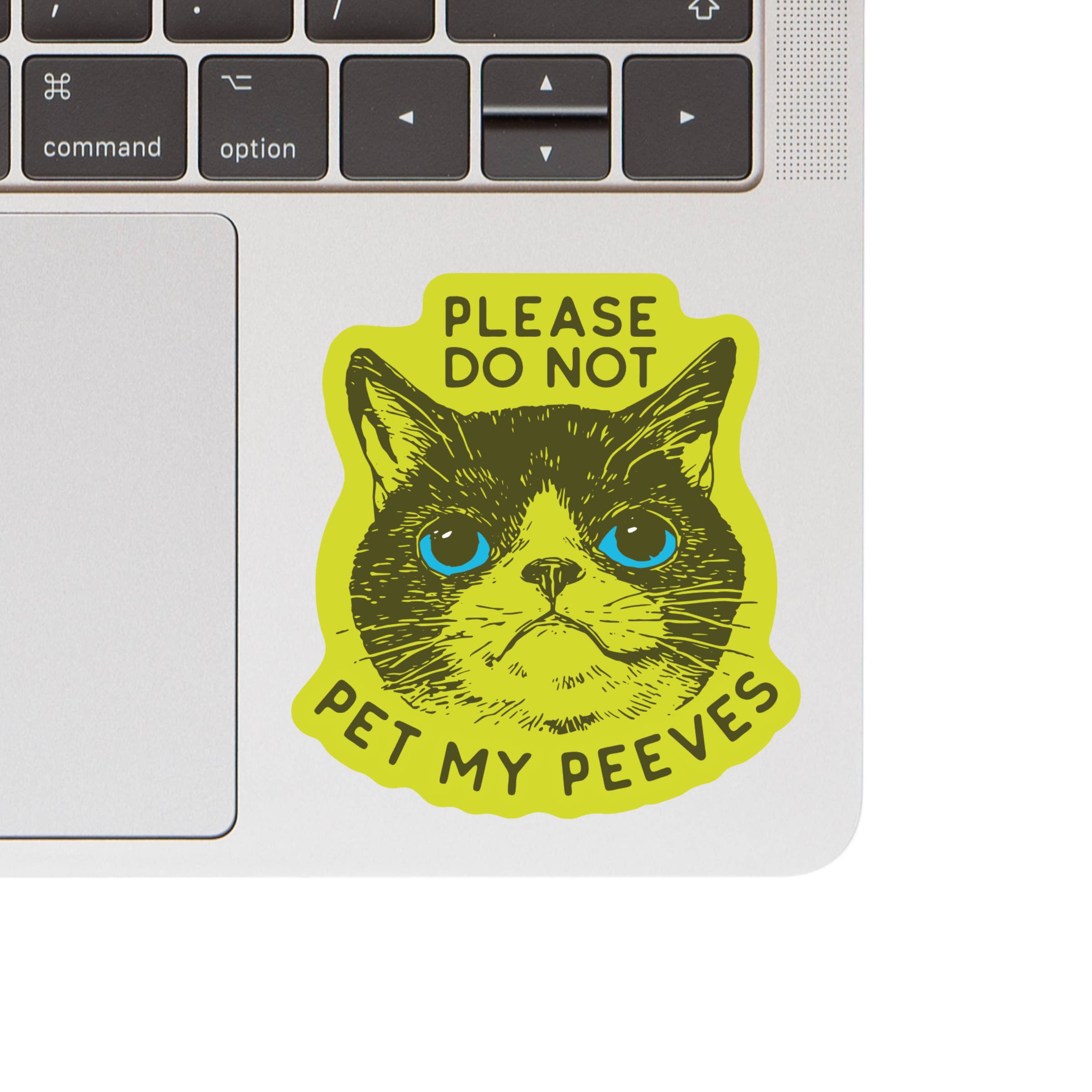 Juju and Moxie - Funny Kitty Cat Goofy Humor High Quality Vinyl Sticker