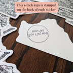 Shop Like You Live Here - Virginia Sticker 6 inch | Virginia State Map Vinyl Sticker