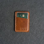 Ox & Pine - Two Pocket Wallet - Handmade Leather Wallet: Espresso