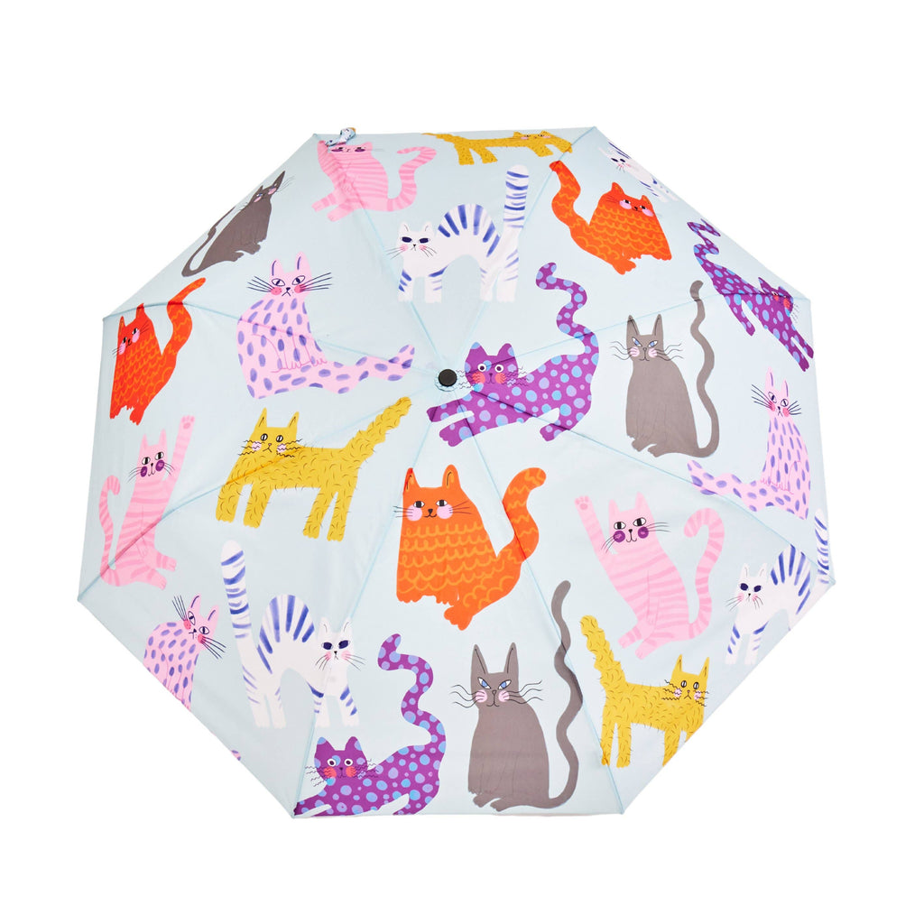 Original Duckhead - Fuchsia Arty Cats Eco-Friendly Duck Umbrella