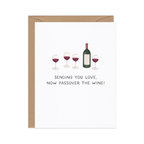 Amy Zhang - Sending Love And Wine — Passover Jewish Holiday Card