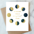 Abigail Jayne Design - Phases of the Moon Birthday Greeting Card