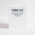 Modern Wit - Love Card, Thank You For Tolerating My Behavior