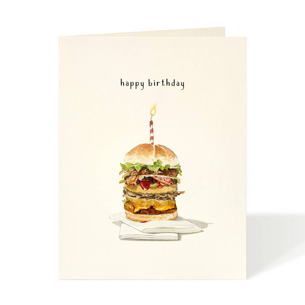 Felix Doolittle - Birthday Burger - Birthday Greeting Cards
