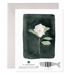 E. Frances Paper - White Flower Sympathy & Condolence Greeting Card