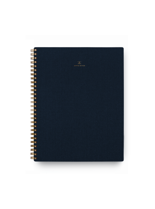 Appointed - The Notebook - Oxford Blue: Lined