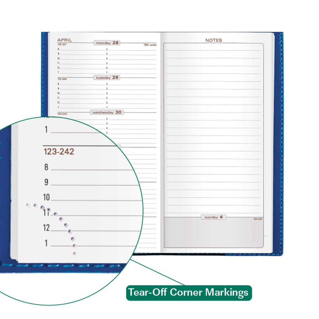 Exacompta 2026 Pocket Planner - "Space 17" : Texas Blue