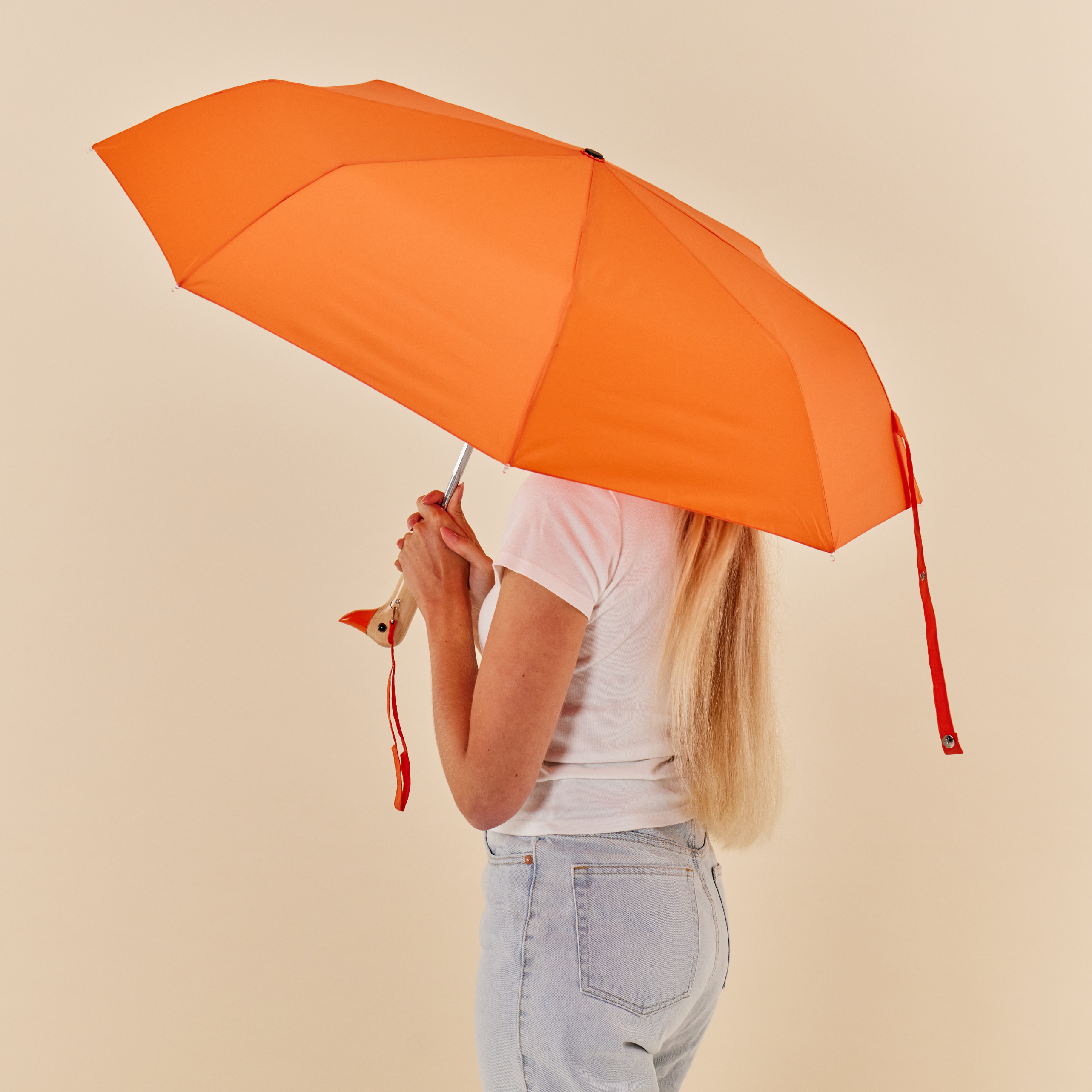 Original Duckhead - Papaya Compact Eco-friendly Duckhead Umbrella