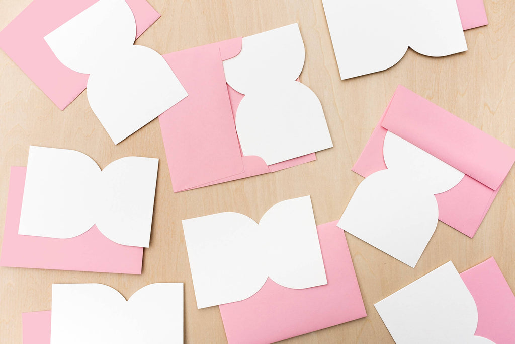Worthwhile Paper - Shape Notes - Vessel - Set of 8 Die Cut Note Cards