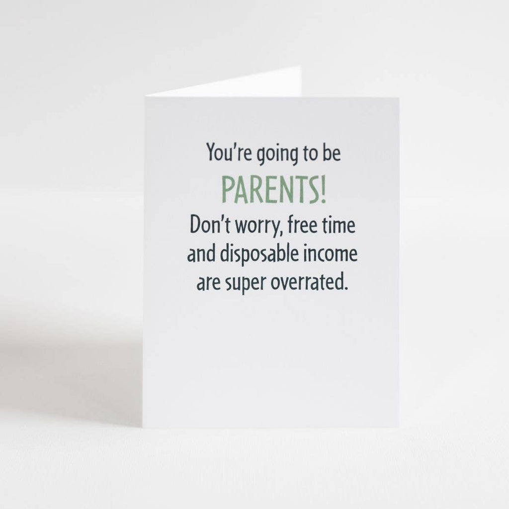 Modern Wit - Congratulations Card, You're Going To Be Parents