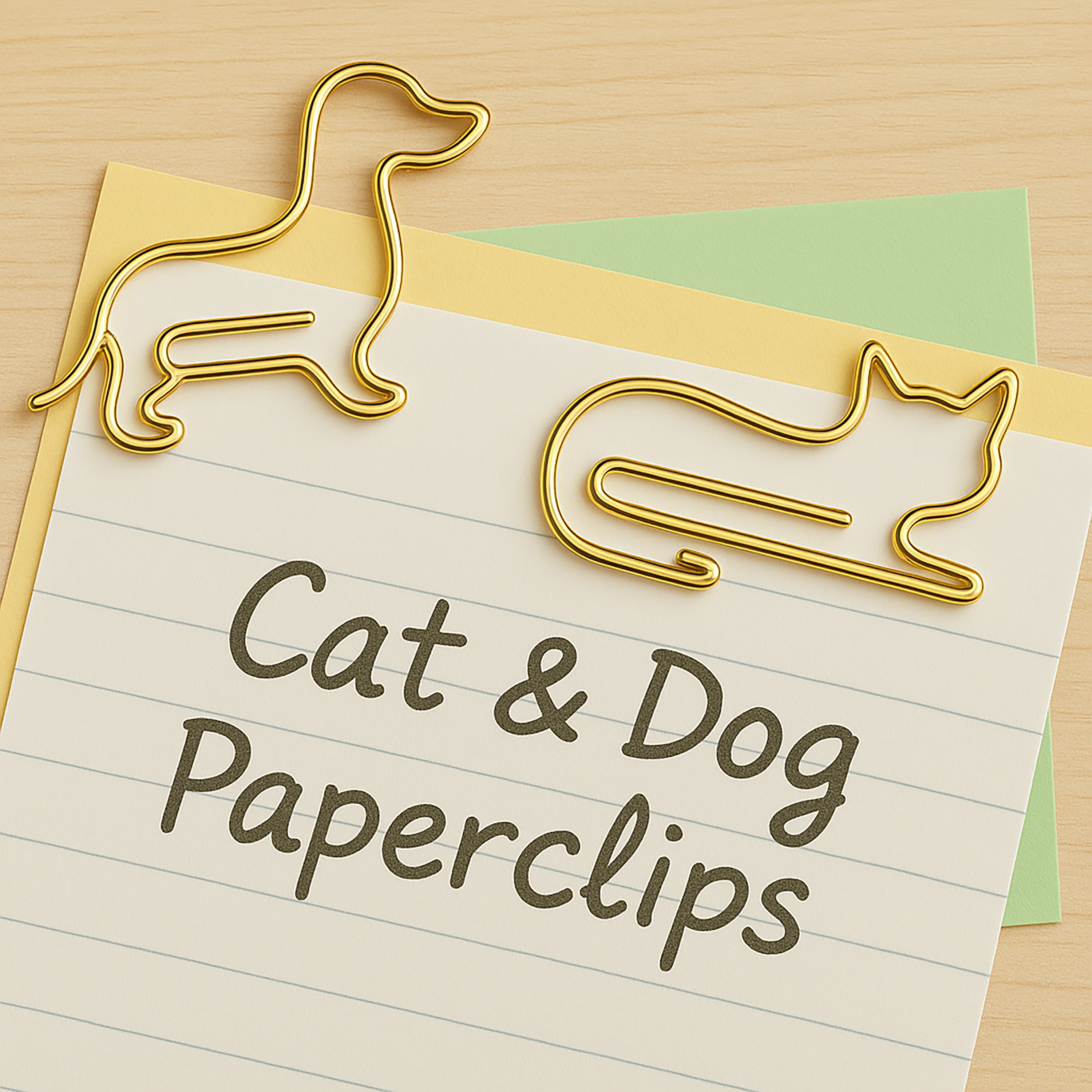 SK -  Dog Paper Clips