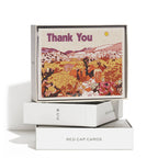 Red Cap Cards - Desert Thanks thank you greeting card: Singles