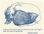 Lady Pilot Letterpress - Pet Condolence Greeting Card