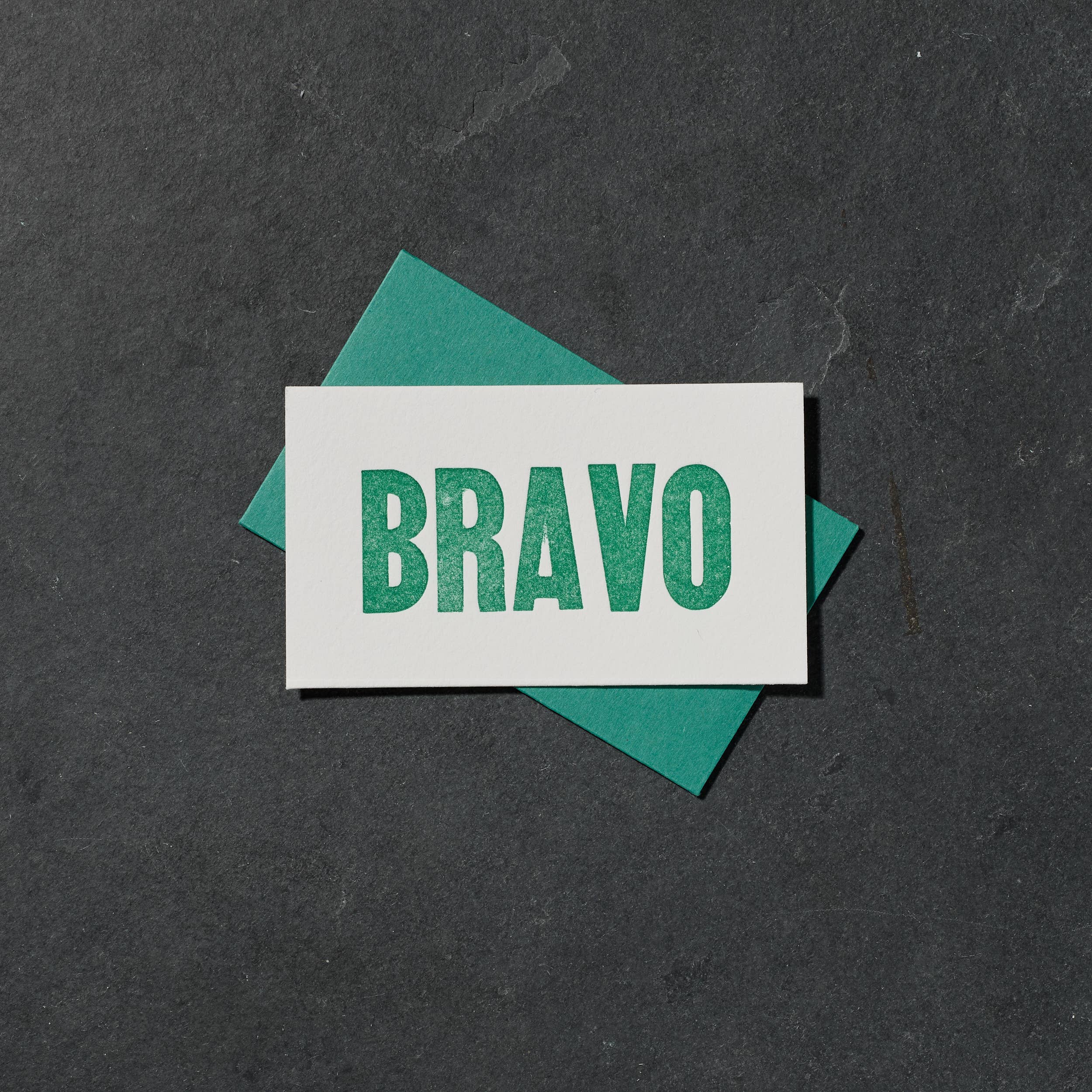 Etc. Letterpress - Bravo Mini Card