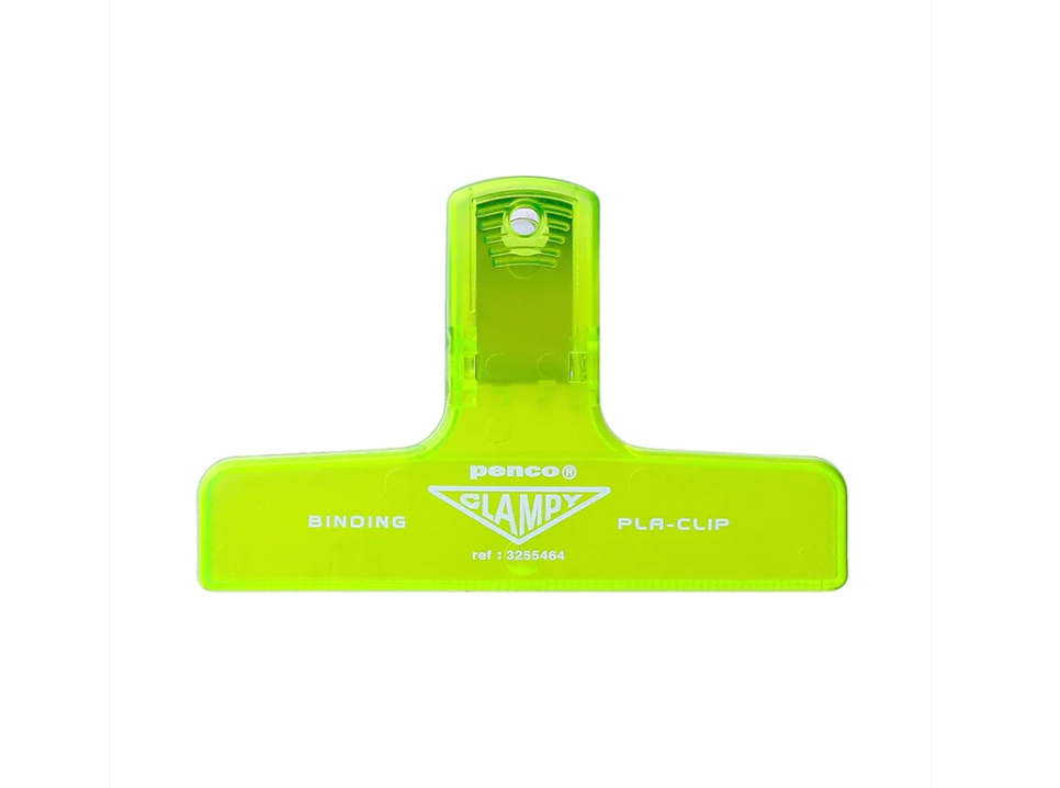 Penco, Clampy Plastic Clip - Clear Yellow
