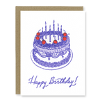 Kindred Letterpress - Birthday Cake Card