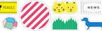 HITOTOKI by KING JIM - SODA transparent Masking Tape Sticker type: Pin badge