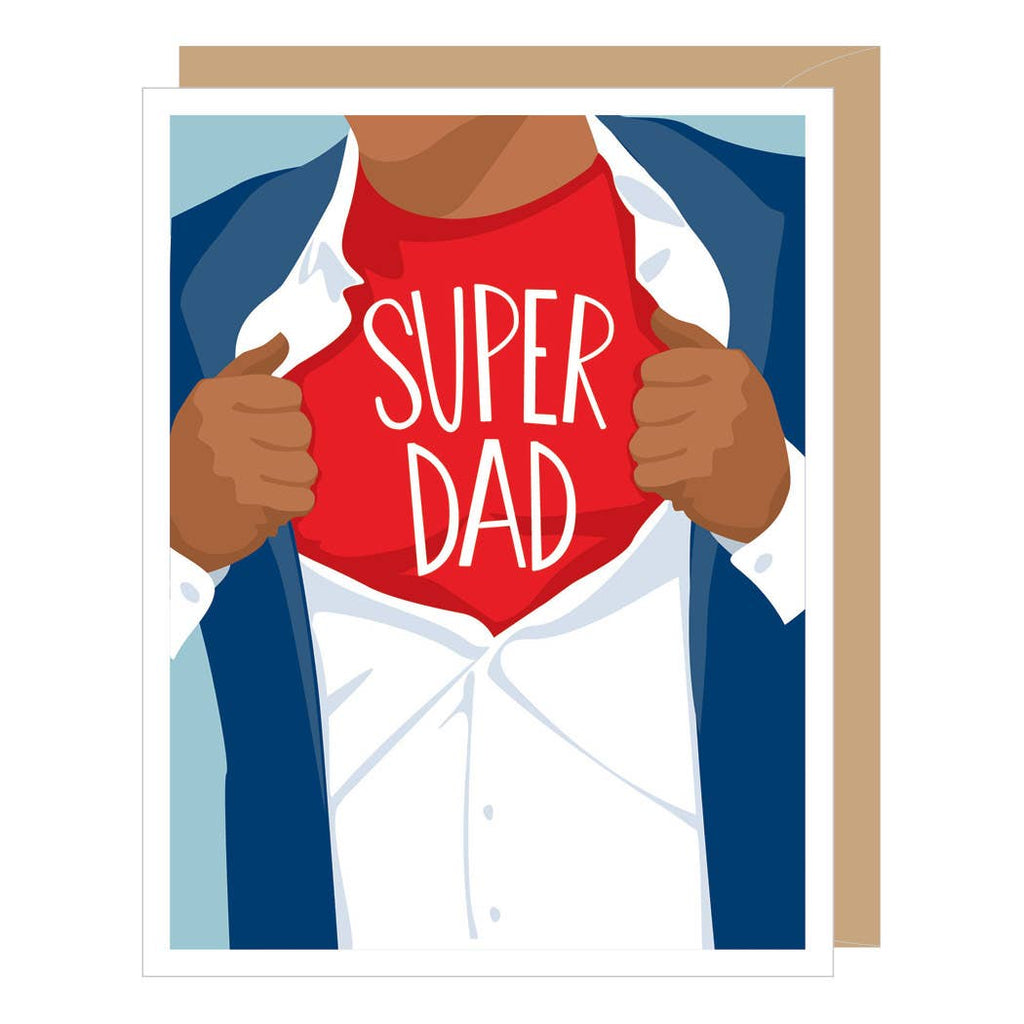 Apartment 2 Cards - Super Dad Father's Day Card (African American)